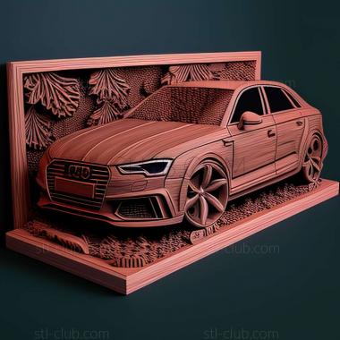 3D model Audi S4 (STL)